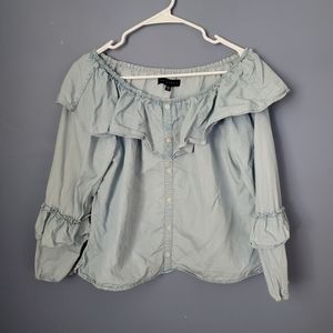 ❗CLOSET LIQUIDATION❗️Sanctuary Long Sleeve Top with peplum details